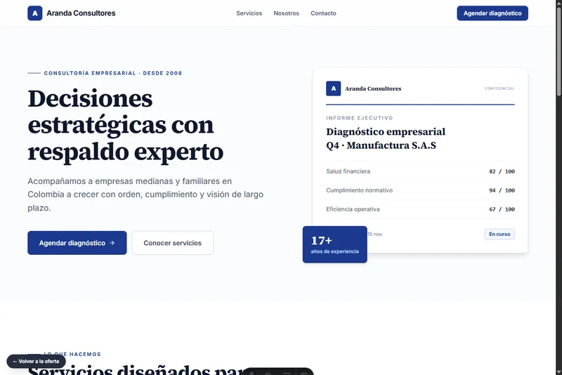 Servicios profesionales — demo